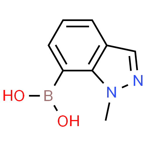 (1-methyl-1H-indazol-7-yl)boronic acid-97%,CAS NUMBER-1001907-59-0