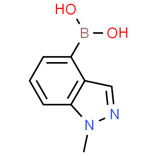 (1-methyl-1H-indazol-4-yl)boronic acid-97%,CAS NUMBER-1001907-60-3