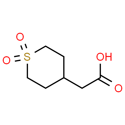 (1,1-dioxidotetrahydro-2h-thiopyran-4-yl)acetic acid-97%,CAS NUMBER-1224869-02-6