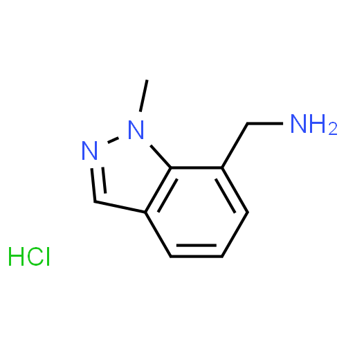 (1-methyl-1H-indazol-7-yl)methanamine hydrochloride-97%,CAS NUMBER-1810069-86-3