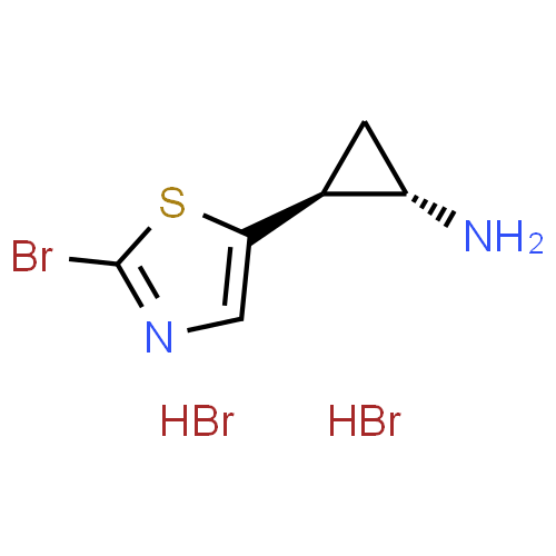 (1S,2S)-rel-2-(2-bromo-1,3-thiazol-5-yl)cyclopropan-1-amine dihydrobromide-97%,CAS NUMBER-2173052-92-9