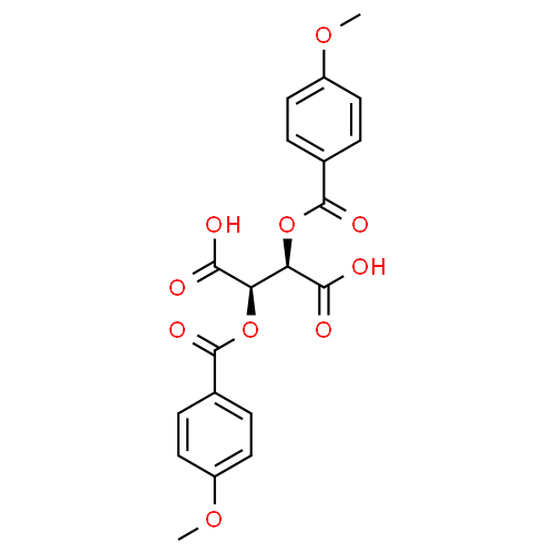 (-)-Di-p-anisoyl-L-tartaric acid-97%,CAS NUMBER-50583-51-2