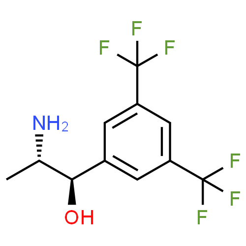 (1R,2S)-1-(3,5-bis(trifluoroMethyl)phenyl)-2-aMinopropan-1-ol-97%,CAS NUMBER-875444-02-3