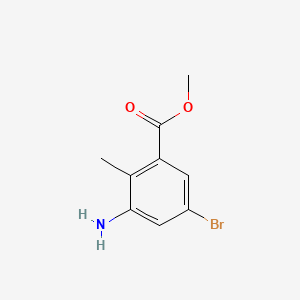 methyl 3-amino-5-bromo-2-methylbenzoate CAS 1000342-11-9