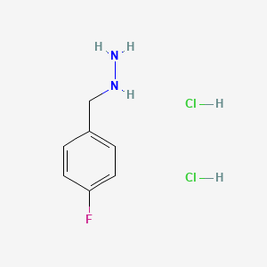 (4-fluorophenyl)methylhydrazine;dihydrochloride CAS 1000805-93-5