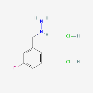 (3-fluorophenyl)methylhydrazine;dihydrochloride CAS 1000805-94-6