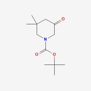 tert-butyl 3,3-dimethyl-5-oxopiperidine-1-carboxylate CAS 1000894-83-6