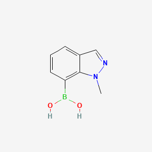 (1-methylindazol-7-yl)boronic acid CAS 1001907-59-0
