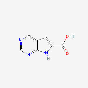 7H-pyrrolo[2,3-d]pyrimidine-6-carboxylic acid CAS 1016241-64-7