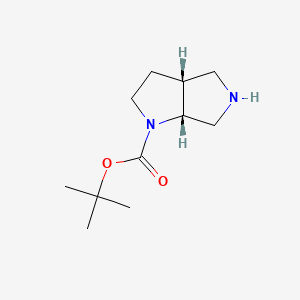 tert-butyl (3aR,6aR)-3,3a,4,5,6,6a-hexahydro-2H-pyrrolo[2,3-c]pyrrole-1-carboxylate CAS 1018443-32-7