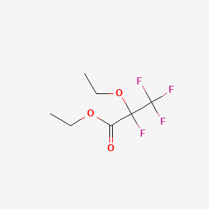 ethyl 2-ethoxy-2,3,3,3-tetrafluoropropanoate CAS 10186-66-0