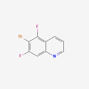 6-bromo-5,7-difluoroquinoline CAS 1022091-49-1