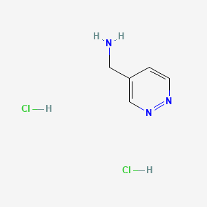 pyridazin-4-ylmethanamine;dihydrochloride CAS 1028615-75-9