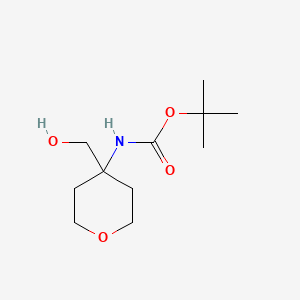 tert-butyl N-[4-(hydroxymethyl)oxan-4-yl]carbamate CAS 1029716-09-3