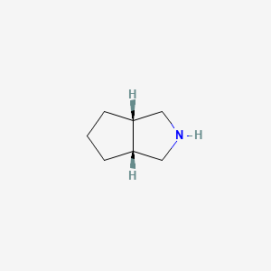 (3aR,6aS)-1,2,3,3a,4,5,6,6a-octahydrocyclopenta[c]pyrrole CAS 1037834-39-1