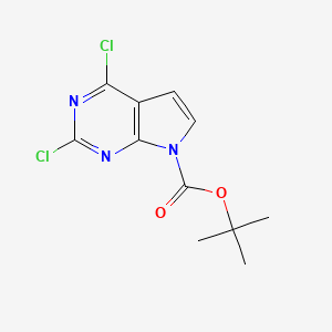 tert-butyl 2,4-dichloropyrrolo[2,3-d]pyrimidine-7-carboxylate CAS 1038588-24-7