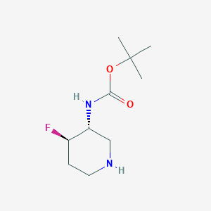 tert-butyl N-[(3R,4R)-4-fluoropiperidin-3-yl]carbamate CAS 1052713-46-8