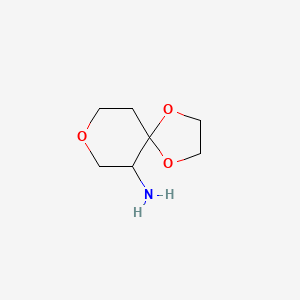 1,4,8-trioxaspiro[4.5]decan-6-amine CAS 1068523-26-1