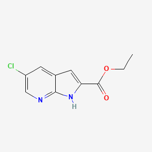 ethyl 5-chloro-1H-pyrrolo[2,3-b]pyridine-2-carboxylate CAS 1083181-28-5