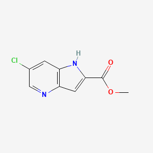 methyl 6-chloro-1H-pyrrolo[3,2-b]pyridine-2-carboxylate CAS 1083196-33-1