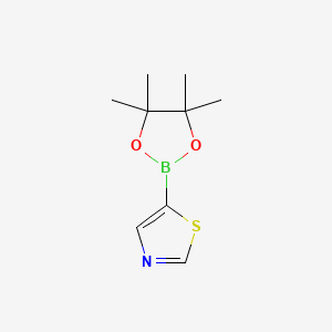 5-(4,4,5,5-tetramethyl-1,3,2-dioxaborolan-2-yl)-1,3-thiazole CAS 1086111-09-2