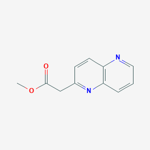 methyl 2-(1,5-naphthyridin-2-yl)acetate CAS 1092350-71-4