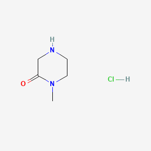 1-methylpiperazin-2-one;hydrochloride CAS 109384-27-2