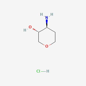 (3R,4S)-4-aminooxan-3-ol;hydrochloride CAS 1096594-11-4