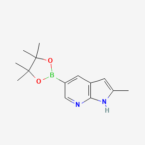 2-methyl-5-(4,4,5,5-tetramethyl-1,3,2-dioxaborolan-2-yl)-1H-pyrrolo[2,3-b]pyridine CAS 1111638-03-9