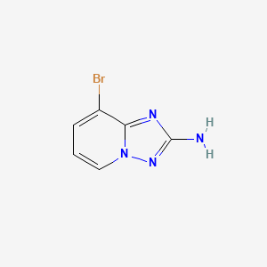 8-bromo-[1,2,4]triazolo[1,5-a]pyridin-2-amine CAS 1124382-72-4