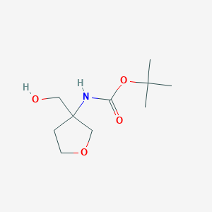 tert-butyl N-[3-(hydroxymethyl)oxolan-3-yl]carbamate CAS 1132814-98-2
