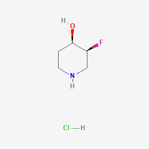 (3S,4R)-3-fluoropiperidin-4-ol;hydrochloride CAS 1147112-69-3