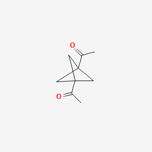 1-(3-acetyl-1-bicyclo[1.1.1]pentanyl)ethanone CAS 115913-30-9