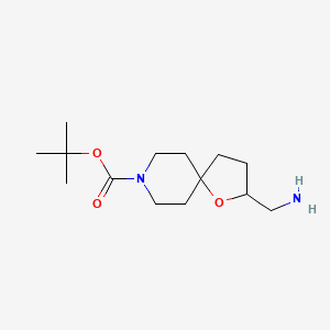 tert-butyl 2-(aminomethyl)-1-oxa-8-azaspiro[4.5]decane-8-carboxylate CAS 1160246-90-1