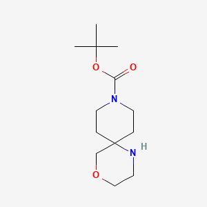 tert-butyl 4-oxa-1,9-diazaspiro[5.5]undecane-9-carboxylate CAS 1160247-04-0