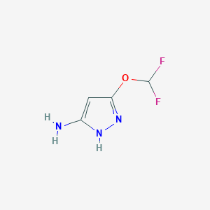 3-(difluoromethoxy)-1H-pyrazol-5-amine CAS 1160822-72-9