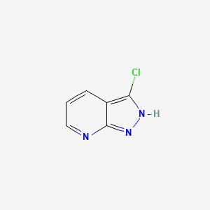 3-chloro-2H-pyrazolo[3,4-b]pyridine CAS 117007-51-9