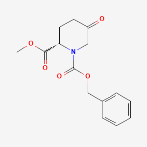 1-O-benzyl 2-O-methyl (2S)-5-oxopiperidine-1,2-dicarboxylate CAS 117836-13-2