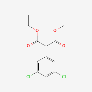 diethyl 2-(3,5-dichlorophenyl)propanedioate CAS 1186194-50-2
