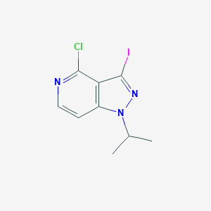 4-chloro-3-iodo-1-propan-2-ylpyrazolo[4,3-c]pyridine CAS 1186647-71-1