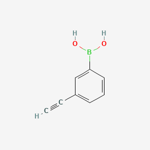 (3-ethynylphenyl)boronic acid CAS 1189127-05-6