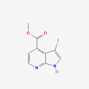 methyl 3-iodo-1H-pyrrolo[2,3-b]pyridine-4-carboxylate CAS 1190313-88-2