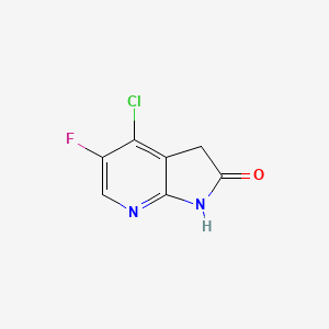 4-chloro-5-fluoro-1,3-dihydropyrrolo[2,3-b]pyridin-2-one CAS 1190315-74-2