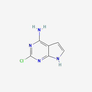 2-chloro-7H-pyrrolo[2,3-d]pyrimidin-4-amine CAS 1192711-88-8