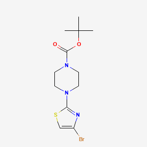 tert-butyl 4-(4-bromo-1,3-thiazol-2-yl)piperazine-1-carboxylate CAS 1197294-66-8
