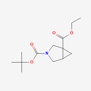 3-O-tert-butyl 1-O-ethyl 3-azabicyclo[3.1.0]hexane-1,3-dicarboxylate CAS 1204820-62-1