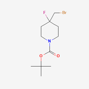 tert-butyl 4-(bromomethyl)-4-fluoropiperidine-1-carboxylate CAS 1207176-24-6