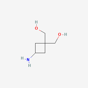 [3-amino-1-(hydroxymethyl)cyclobutyl]methanol CAS 1208989-40-5