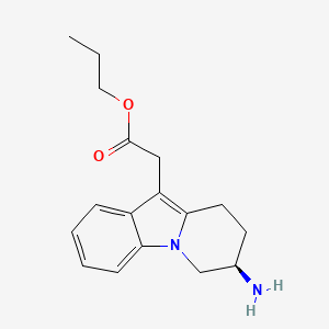 propyl 2-[(7R)-7-amino-6,7,8,9-tetrahydropyrido[1,2-a]indol-10-yl]acetate CAS 1218918-73-0