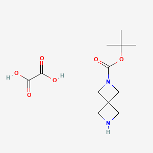 tert-butyl 2,6-diazaspiro[3.3]heptane-2-carboxylate;oxalic acid CAS 1227382-01-5